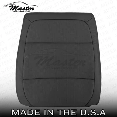 适用于 2009 - 2019 年福特 Flex 司机侧顶黑色乙烯基座椅套,穿孔 — 第 1/4 张图片