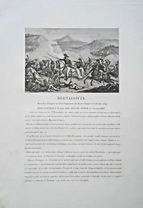 1810 INCISIONE MARECHAL BERNADOTTE FRANCIA - Bild 1 von 1