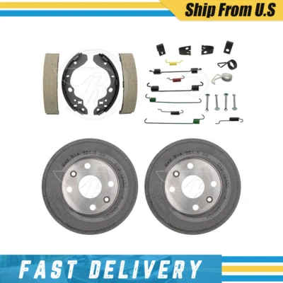 Комплект задних барабанов тормозных колодок и пружин оборудования для Mazda Protege 1999-2003 - Изображение 1 из 4