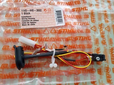 OEM Stihl MS201TC M Tronic CHAINSAW HANDLE BAR WIRE HARNESS SET - 1145 440 3002