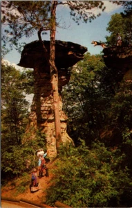 Postcard Stand Rock Wisconsin Dells Wisconsin - Picture 1 of 2