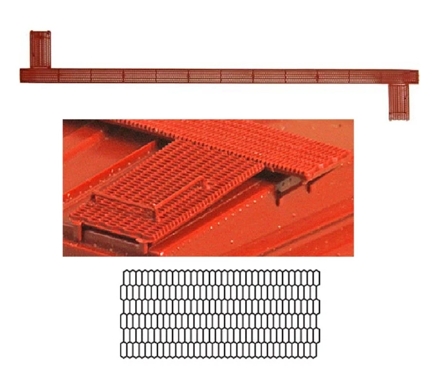 Kadee HO scale ~ 40' US Gypsum Running Boards Boxcar Roof Walk ~ #2015-2018 NEW - Image 1 of 1
