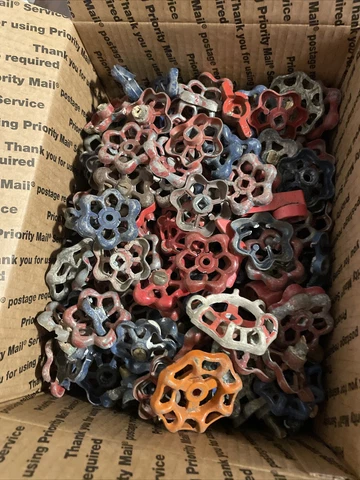 steampunk industrial art valve handles Broken twisted Rustic valve  Handles Cover