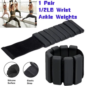 2PCS Adjustable Wrist Ankle Weights for Aerobics Pilates Weight-Bearing Bracelet - Picture 1 of 16