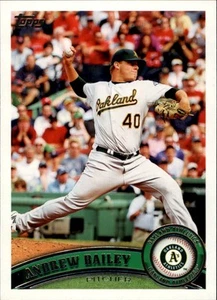 2011 Topps #280 Andrew Bailey Oakland Athletics - Picture 1 of 2