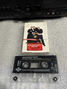 Backstreet Boys – All I Have To Give CASSETTE  - Picture 1 of 5