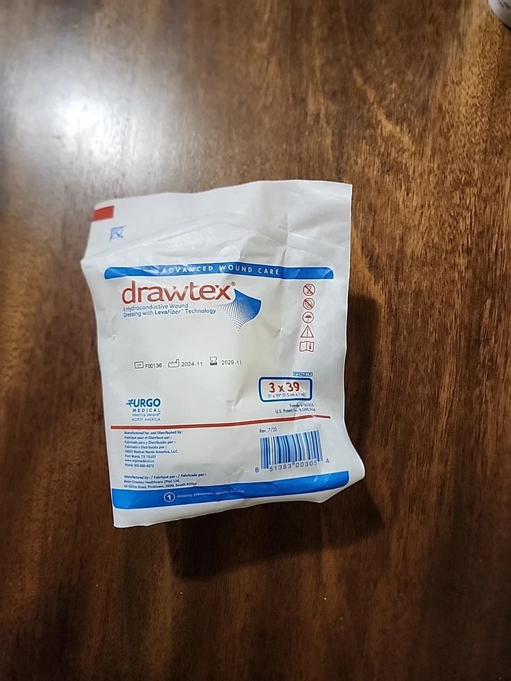 DRAWTEX Steadmed Medical DHydroconductive Wound Dressing 3"x39" 1  ROLL  - Image 1 of 1