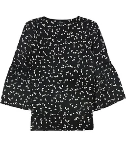 Alfani Womens Button On Bell Sleeve Pullover Blouse - Picture 1 of 3