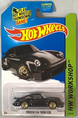 Porsche 934 Turbo RSR 2015 HW garaje negro WSP Hot Wheels Foto 1 de 2