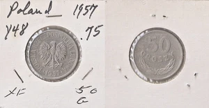Polen 50 Groszy 1957 Aluminium Hochwertig !!! - Bild 1 von 1