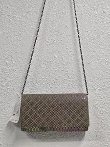 Mundi NWT Clutch Iridescent With Strap  Evening Purse Shimmery  - Picture 1 of 13
