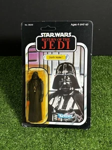 DARTH VADER Vintage 1983 Kenner Star Wars ROTJ 77-Back Sealed MOC Unpunched! - Picture 1 of 14