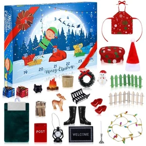 Advent Calendar 2024 Doll Kit 24 Days of Christmas Countdown Blind Box with 2... - Picture 1 of 5