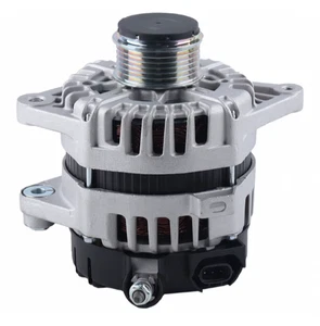 Alternator with 6-Groove Clutch Pulley for Kia Soul Hyundai Accent 130A 12V CW - Foto 1 di 4