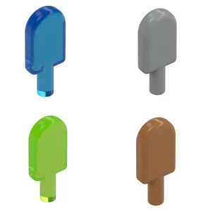 NEW Lego POPSICLE Minifig Accessory - Ice-Pop Ice Cream Food Icy Lolly - 2 pcs. - Picture 1 of 5