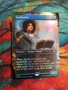 BORDERLESS FOIL Spellseeker - Commander Masters - NM - Magic: The Gathering MTG - Bild 1 von 1