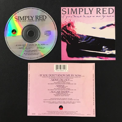 1989 Simply Red: If You Don't Know Me By Now NM Maxi-Single CD Ltd. w/Inserts! - Image 1 of 4