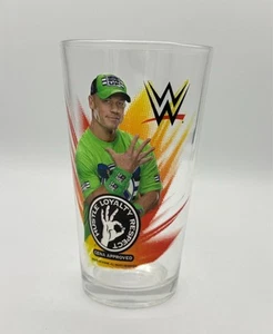 2018 WWE WRESTLING JOHN CENA HUSTLE LOYALTY RESPECT 6" PINT GLASS - Picture 1 of 4
