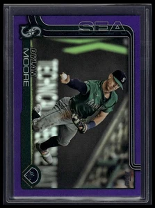 2025 Topps #105 Dylan Moore Purple Rainbow Foil #/250 - Picture 1 of 2