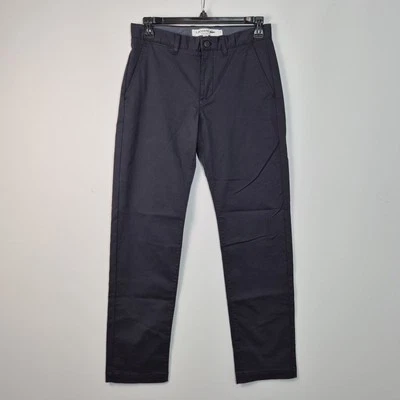 Men's Lacoste Regular Fit Flat Front Stretch Navy Casual Chino Pants 32X 34 (40) - Image 1 of 4