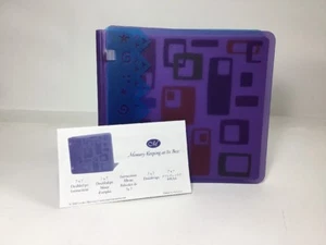 Creative Memories 7x7 Doubledipz Geometric Scrapbook Album w/Pages - Picture 1 of 7