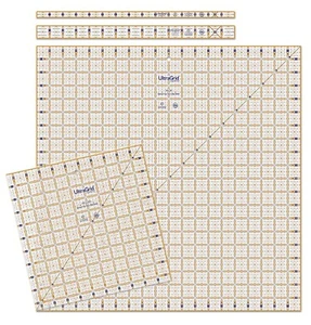 UltraGrid by QuiltCut Square Up Quilting Ruler - 4 Piece 10½" & 20" Jumbo Set - Picture 1 of 4