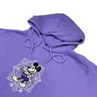 Disney 100 Disney World Platinum Celebration Embroidered Hoodie Purple • 2XL