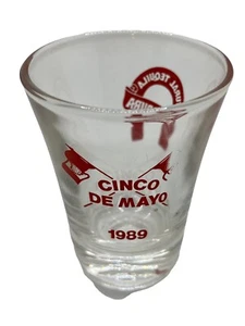 CINCO DE MAYO 1989 Herradura Natural Tequila Shot Glass - Picture 1 of 3