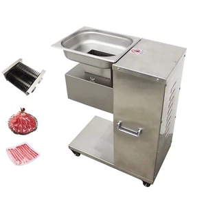 500KG/h Output Meat Cutting Machine 110V Meat Cutter Slicer Dicer with 8mm Blade - Picture 1 of 23