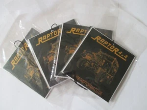 Four X Raptor 4X4 Car Air Fresheners New and Sealed. - Picture 1 of 2