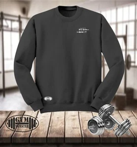 Don't Quit Sudadera Bolsillo Gimnasio Ropa Culturismo Entrenamiento Entrenamiento MMA Top - Imagen 1 de 6