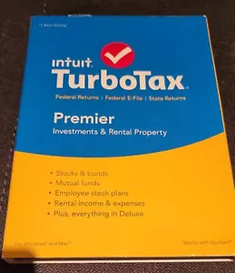 Intuit TurboTax Premier 2015 Investments & Rental Property - Picture 1 of 4