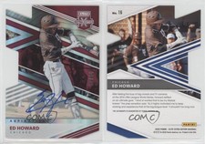 2020 Elite Extra Edition Aspirations Die-Cut Signatures /44 Ed Howard #16 Auto