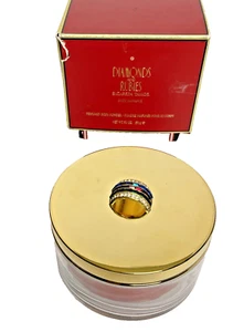 Elizabeth Taylor Diamonds And Rubies Perfumed Body Powder 5.3 OZ Vintage Boxed - Picture 1 of 7