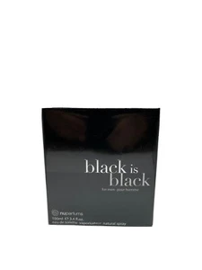 Black is Black pour homme by Nuparfums cologne EDT 3.3 / 3.4 oz New in Box - Picture 1 of 7
