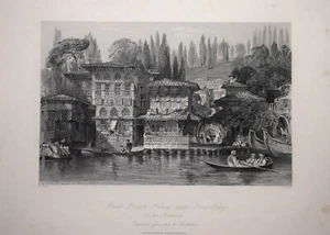 TURKEY - ISTANBUL - GREEK PRIEST'S HOUSE, NEAR YENI-KUEY, 1840. - Picture 1 of 1