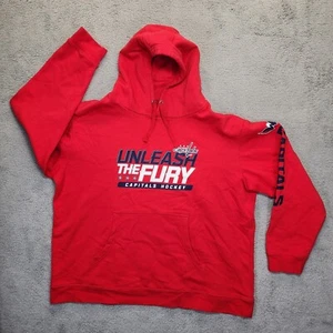 Washington Capitals Fanatics NHL Pullover Hoodie Men's 3XL Unleash the Fury - Picture 1 of 11