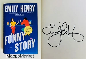 SIGNED Funny Story by Emily Henry 1st Edition/1st Printing (2024, Hardcover) NEW - Picture 1 of 15