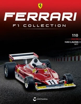 NEW IXO 1:43 F1 FERRARI 312 T2 - Niki Lauda 1977 - Brazlian GP +Magazine - Immagine 1 di 3