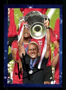Hansi Flick Autogrammkarte Bayern München Champions League Sieger Original Sign - Bild 1 von 2