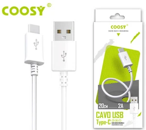 Cavo Smartphone Corto 20 Cm Carica e Dati Veloce 2A Cavetto USB C MICRO 8 PIN - Foto 1 di 6