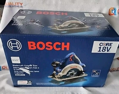 New BOSCH CCS180B 18V Li-Ion Cordless 6-1/2" Circular Saw - Bare Tool - Image 1 of 4