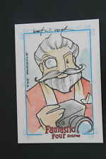 2008 Marvel Fantastic Four Archives Sketch Card Cook Monocle