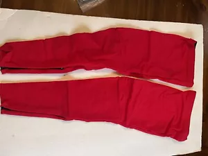 Verge XL Fleece Cycling Leg Warmers Red - Picture 1 of 3