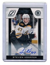 2011 Panini Zenith Hockey #202 Steven Kampfer Bruins Autographed jh10