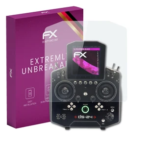 atFoliX Schutzglas für Jeti Transmitter Duplex DS-24 II 9H Hybrid-Glas - Bild 1 von 8