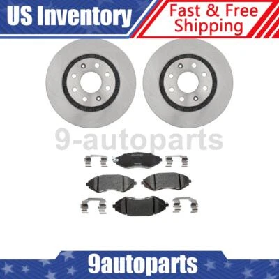 Rotores de freno de disco delanteros + pastillas de freno de cerámica para Chevrolet Aveo 2004-2011 Foto 1 de 4