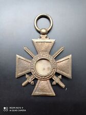 Cadre porte photo militaire croix de guerre en bronze .