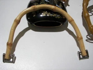 One ~ Unbranded ~ Bamboo Arched Purse Handle ~ 7" X 5" ~ New - Picture 1 of 1