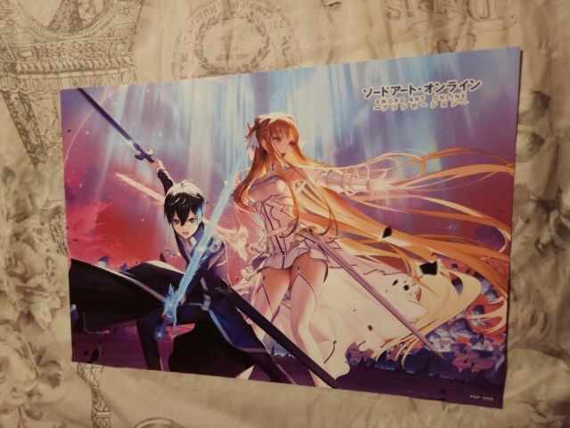 Sword Art Online Poster Anime Poster Metal Sign Tin Metal Retro Wall Decor  for Home,Street,Gate,Bars,Club